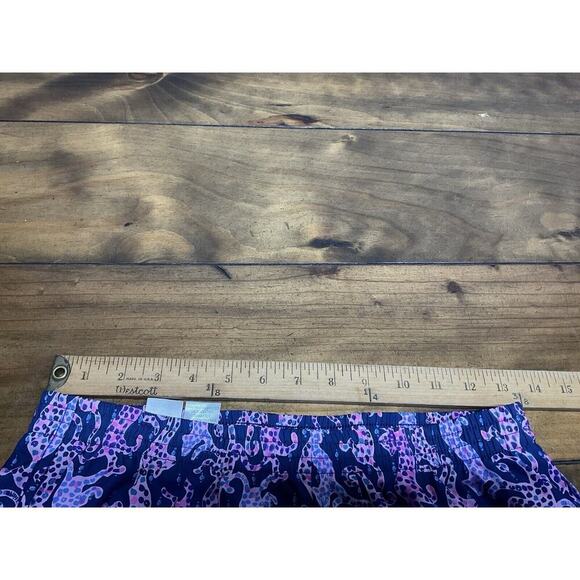 Lilly Pulitzer Ocean Trail Short Oyster Bay Navy On the Catwalk XS - Picture 7 of 10
